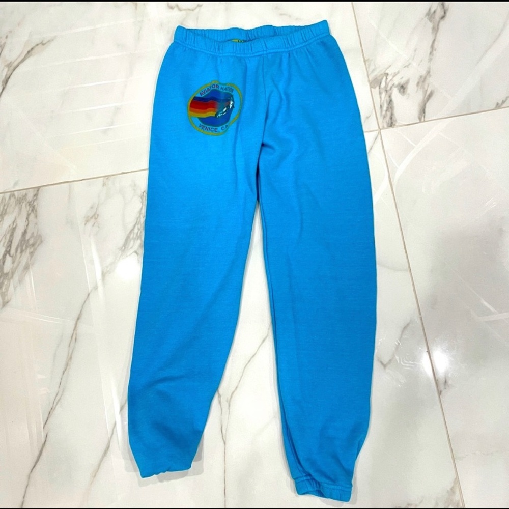 aviator nation sweatpants - ocean